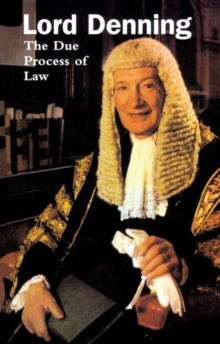 The Due Process of Law, Paperback / softback Book The Due Process of Law, Paperback / softback Book