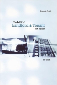 The Law of Landlord and Tenant, Paperback Book The Law of Landlord and Tenant, Paperback Book