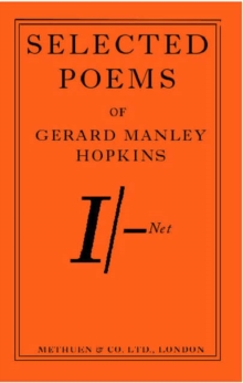 Selected Poems of Gerard Manley Hopkins, Paperback Book Selected Poems of Gerard Manley Hopkins, Paperback Book