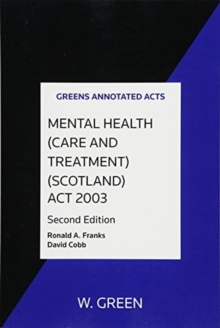 Mental Health (Care and Treatment) (Scotland) Act 2003