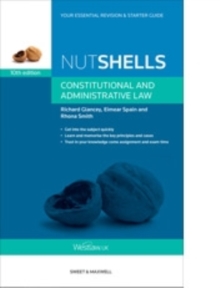 Nutshells Constitutional and Administrative Law, Paperback Book Nutshells Constitutional and Administrative Law, Paperback Book
