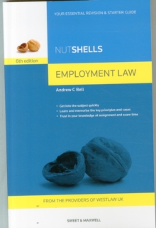 Nutshells Employment Law, Paperback Book Nutshells Employment Law, Paperback Book