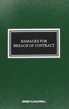 Damages for Breach of Contract, Hardback Book Damages for Breach of Contract, Hardback Book