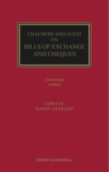 Chalmers and Guest on Bills of Exchange and Cheques