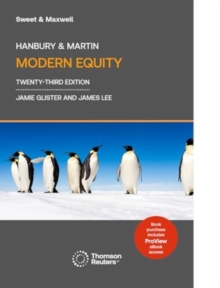 Hanbury & Martin Modern Equity : (ProView eBook included)