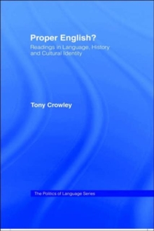 Proper English, Hardback Book Proper English, Hardback Book