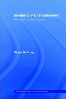 Involuntary Unemployment, Hardback Book Involuntary Unemployment, Hardback Book