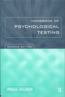 Handbook of Psychological Testing, Paperback Book Handbook of Psychological Testing, Paperback Book