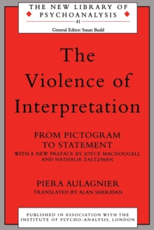 The Violence of Interpretation : From Pictogram to Statement