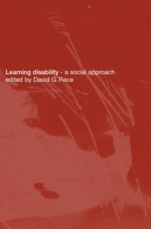 Learning Disability : A Social approach, Paperback / softback Book Learning Disability : A Social approach, Paperback / softback Book