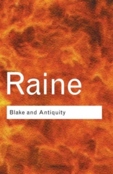 Blake and Antiquity, Paperback Book Blake and Antiquity, Paperback Book