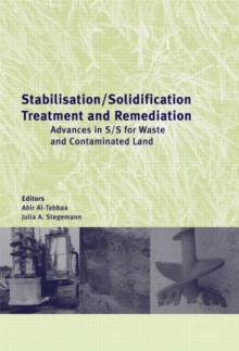 Stabilisation/Solidification Treatm, Hardback Book Stabilisation/Solidification Treatm, Hardback Book