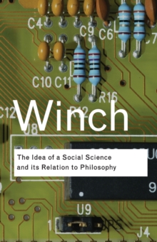 The Idea Of A Social Science And Its Relation To Philosophy