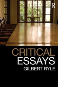 Critical Essays : Collected Papers Volume 1