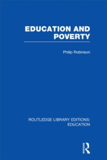 Education and Poverty, Hardback Book Education and Poverty, Hardback Book