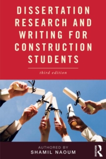 Dissertation Research and Writing for Construction Students, Paperback Book Dissertation Research and Writing for Construction Students, Paperback Book