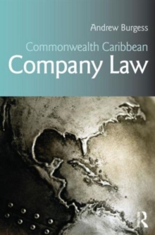 Commonwealth Caribbean Company Law, Paperback / softback Book Commonwealth Caribbean Company Law, Paperback / softback Book