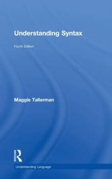 Understanding Syntax, Hardback Book Understanding Syntax, Hardback Book