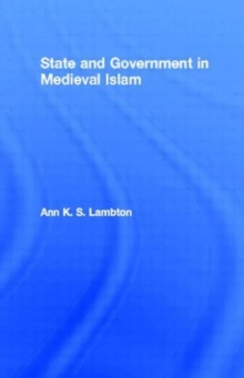 State and Government in Medieval Islam