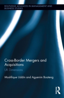 Cross-Border Mergers and Acquisitions : UK Dimensions, Hardback Book Cross-Border Mergers and Acquisitions : UK Dimensions, Hardback Book