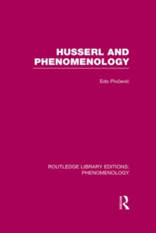 Routledge Library Editions: Phenomenology, Hardback Book Routledge Library Editions: Phenomenology, Hardback Book