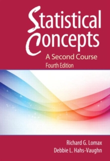Statistical Concepts : A Second Course, Paperback Book Statistical Concepts : A Second Course, Paperback Book
