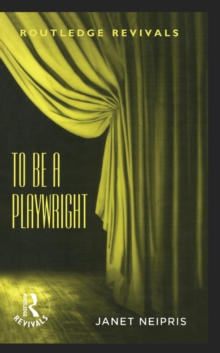 To Be A Playwright