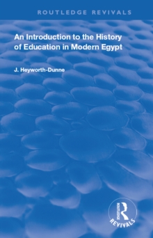 An Introduction to the History of Education in Modern Egypt