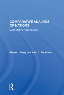 Comparative Analysis Of Nations : Quantitative Approaches