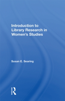 Introduction To Library Research In Women's Studies