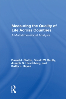 Measuring The Quality Of Life Across Countries : A Multidimensional Analysis