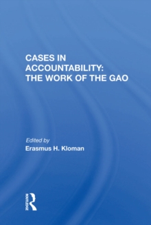 Cases In Accountability : The Work Of The Gao