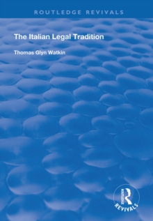 The Italian Legal Tradition