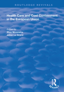 Health Care and Cost Containment in the European Union