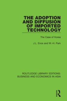 The Adoption and Diffusion of Imported Technology : The Case of Korea