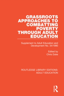 Grassroots Approaches to Combatting Poverty Through Adult Education : Supplement to Adult Education and Development No. 34/1990