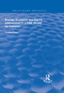 Energy, Economy and Equity Interactions in a CGE Model for Pakistan