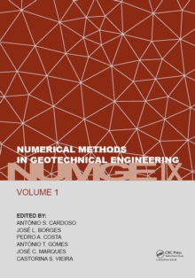 Numerical Methods in Geotechnical Engineering IX, Volume 1 : Proceedings of the 9th European Conference on Numerical Methods in Geotechnical Engineering (NUMGE 2018), June 25-27, 2018, Porto, Portugal