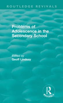 Problems of Adolescence in the Secondary School