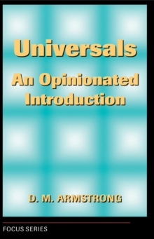 Universals : An Opinionated Introduction