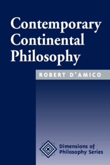 Contemporary Continental Philosophy