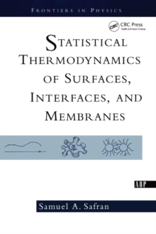 Statistical Thermodynamics Of Surfaces, Interfaces, And Membranes