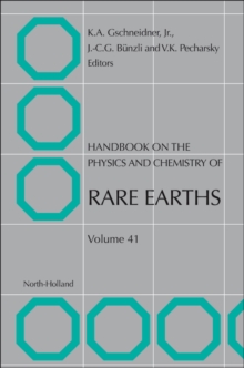 Handbook on the Physics and Chemistry of Rare Earths : Volume 33, Hardback Book Handbook on the Physics and Chemistry of Rare Earths : Volume 33, Hardback Book