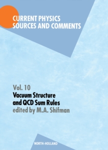 Vacuum Structure and QCD Sum Rules