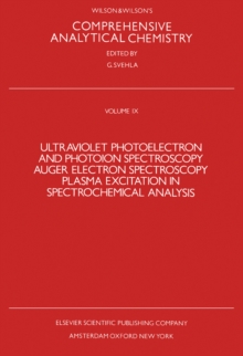 Ultraviolet Photoelectron and Photoion Spectroscopy, Auger Electron Spectroscopy, Plasma Excitation in Spectrochemical Analysis