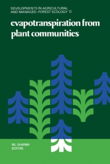 Evapotranspiration from Plant Communities