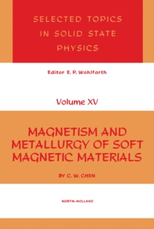 Magnetism And Metallurgy Of Soft Magnetic Materials