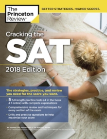 Cracking the SAT with 5 Practice Tests, Paperback Book Cracking the SAT with 5 Practice Tests, Paperback Book