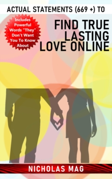 Actual Statements (669 +) to Find True Lasting Love Online