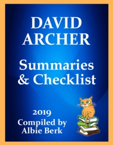 David Archer: Series Reading Order - with Summaries & Checklist - Updated 2019